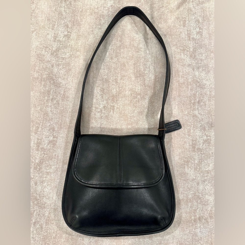 Vintage Coach Ergo Flap 9034 - Black